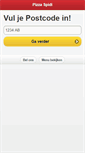 Mobile Screenshot of pizzaspidi-alphen.nl
